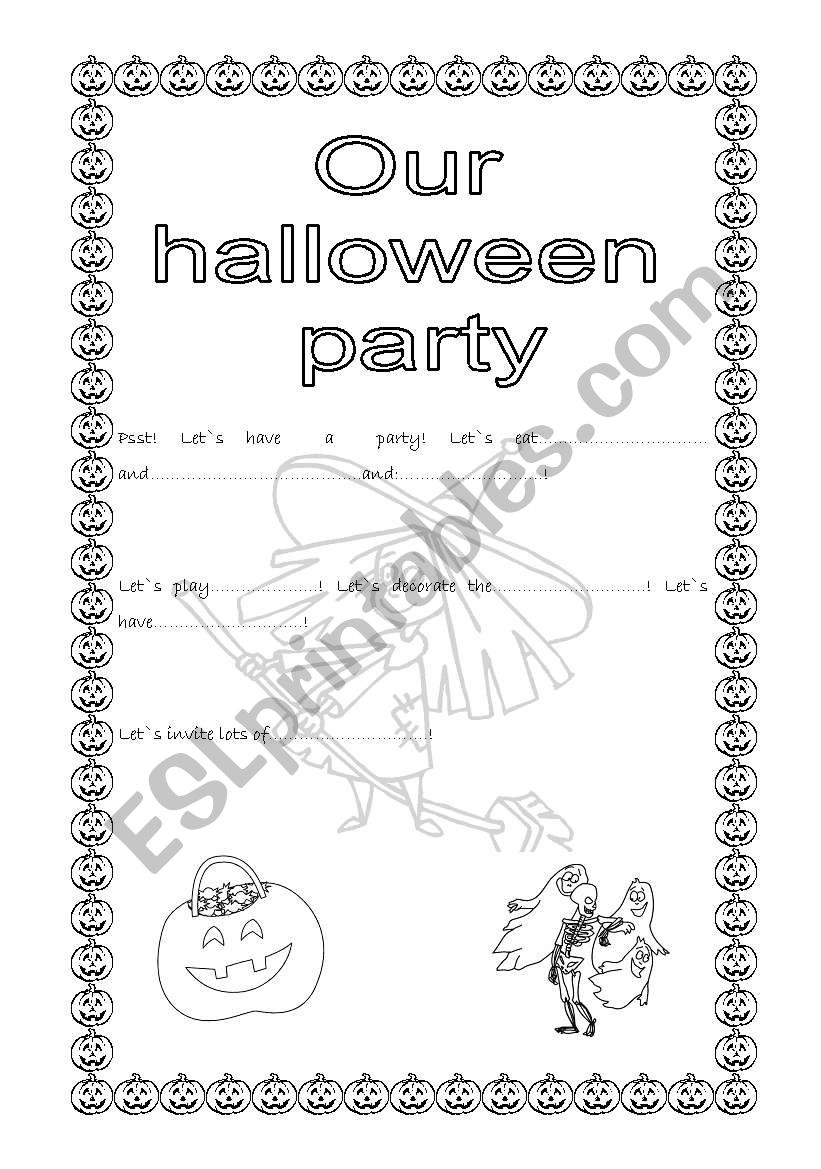 Our Halloween Party (Invitation)