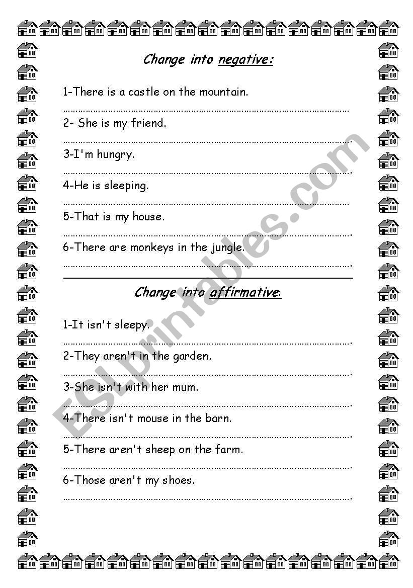 english-worksheets-change-into-affirmative-negative