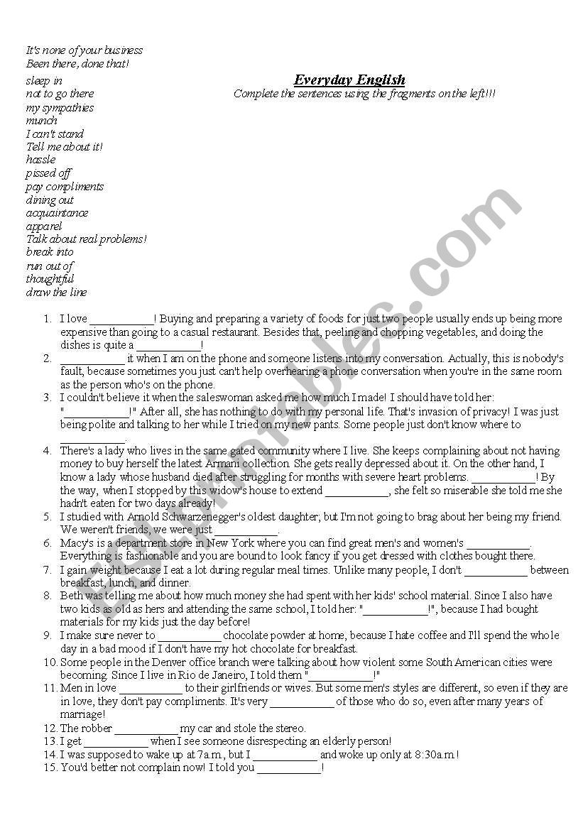 everyday-english-esl-worksheet-by-teacher-le