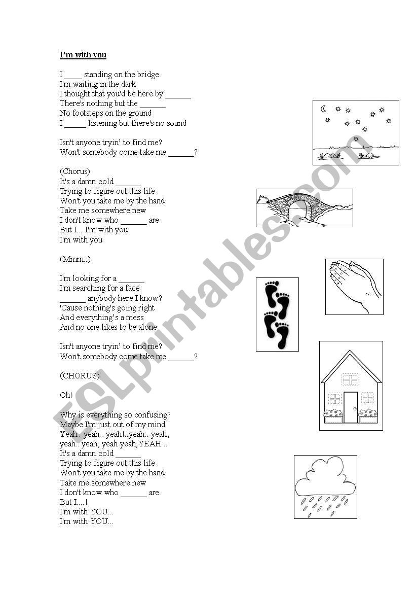 IM WITH YOU  worksheet