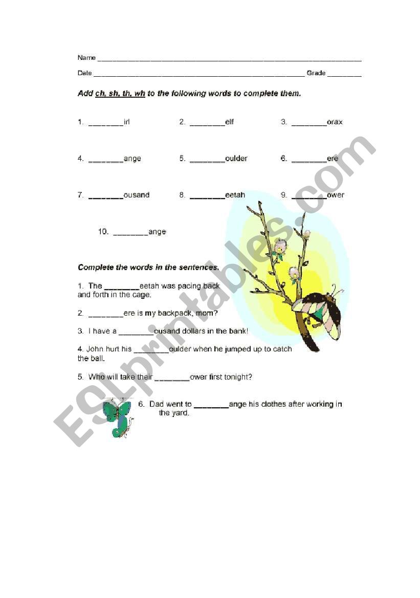 Phonetc worksheet