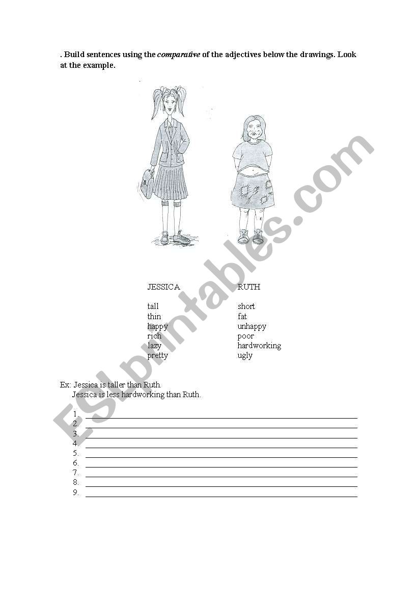 Physical description worksheet