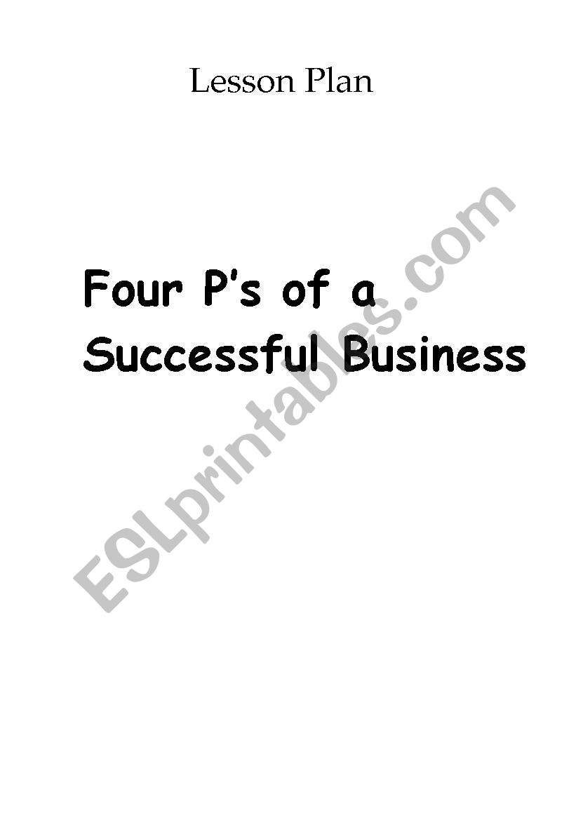 Advertisement worksheet