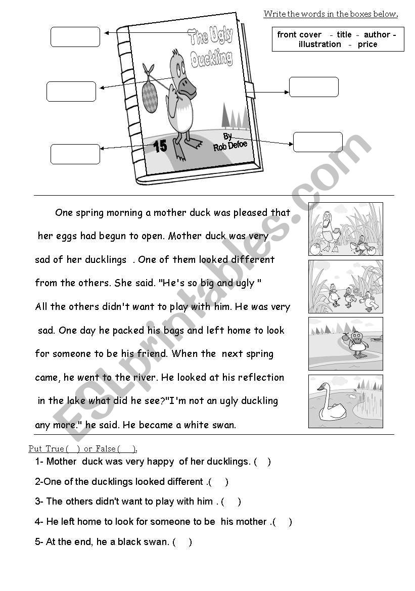 story worksheet