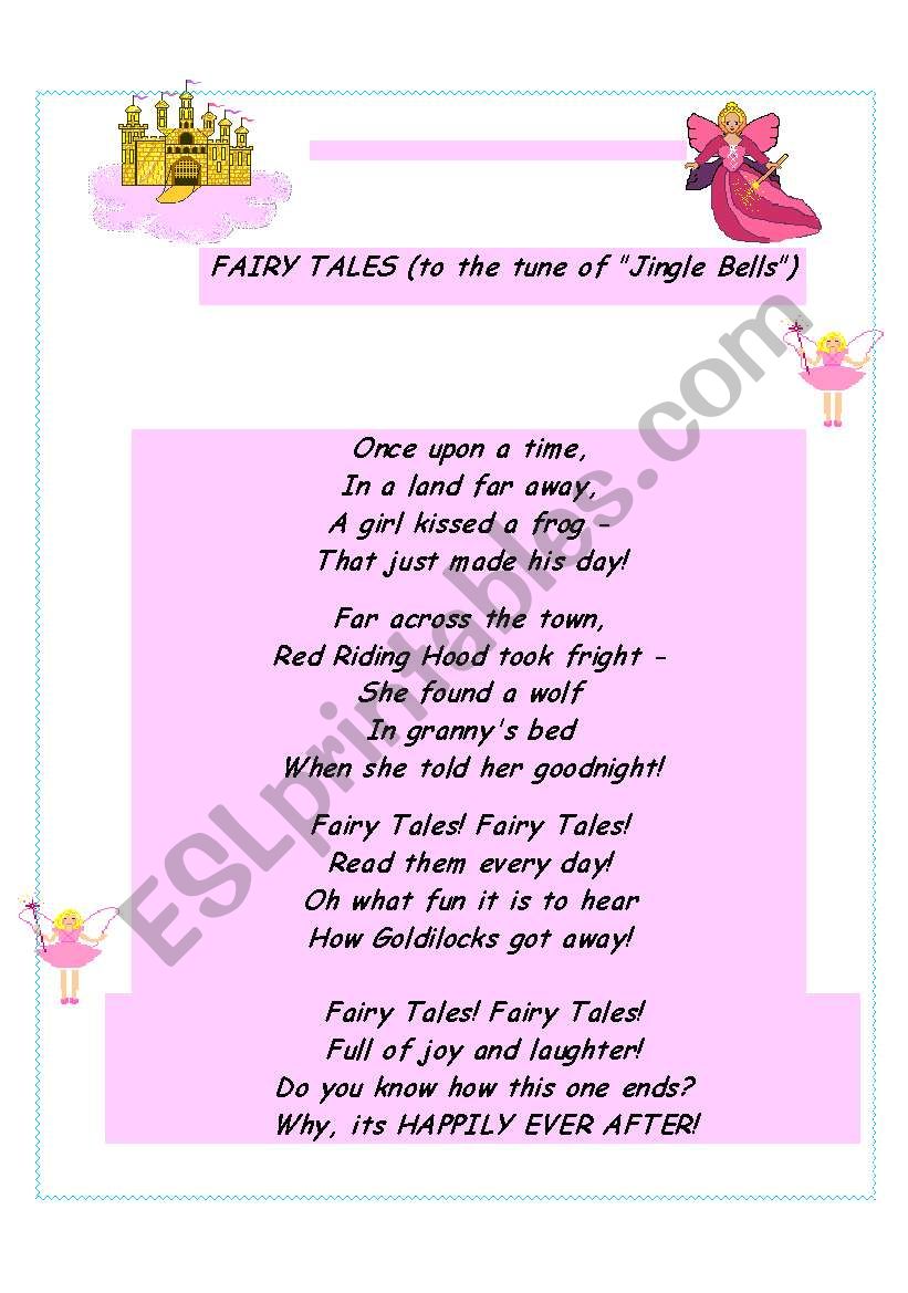 FAIRYTALE SONG worksheet