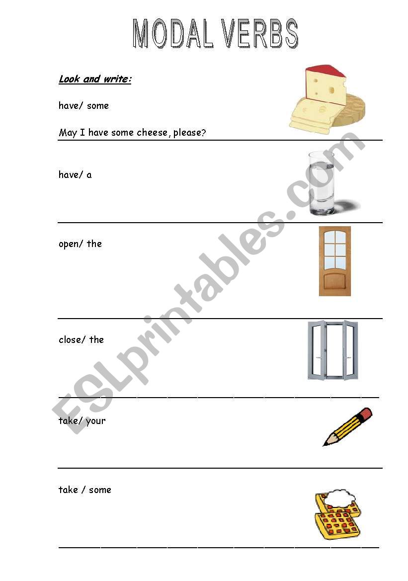 modal verbs ; asking permission