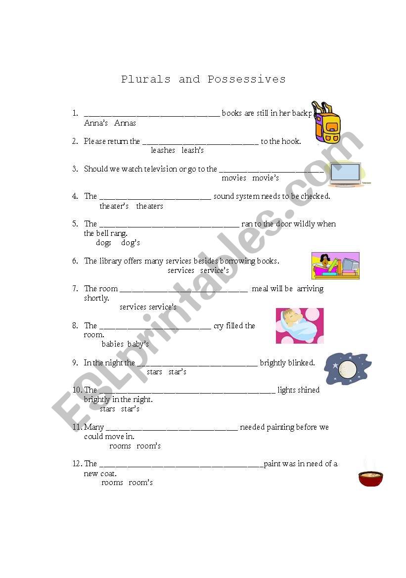 plurals-and-possessives-esl-worksheet-by-teacherguz53