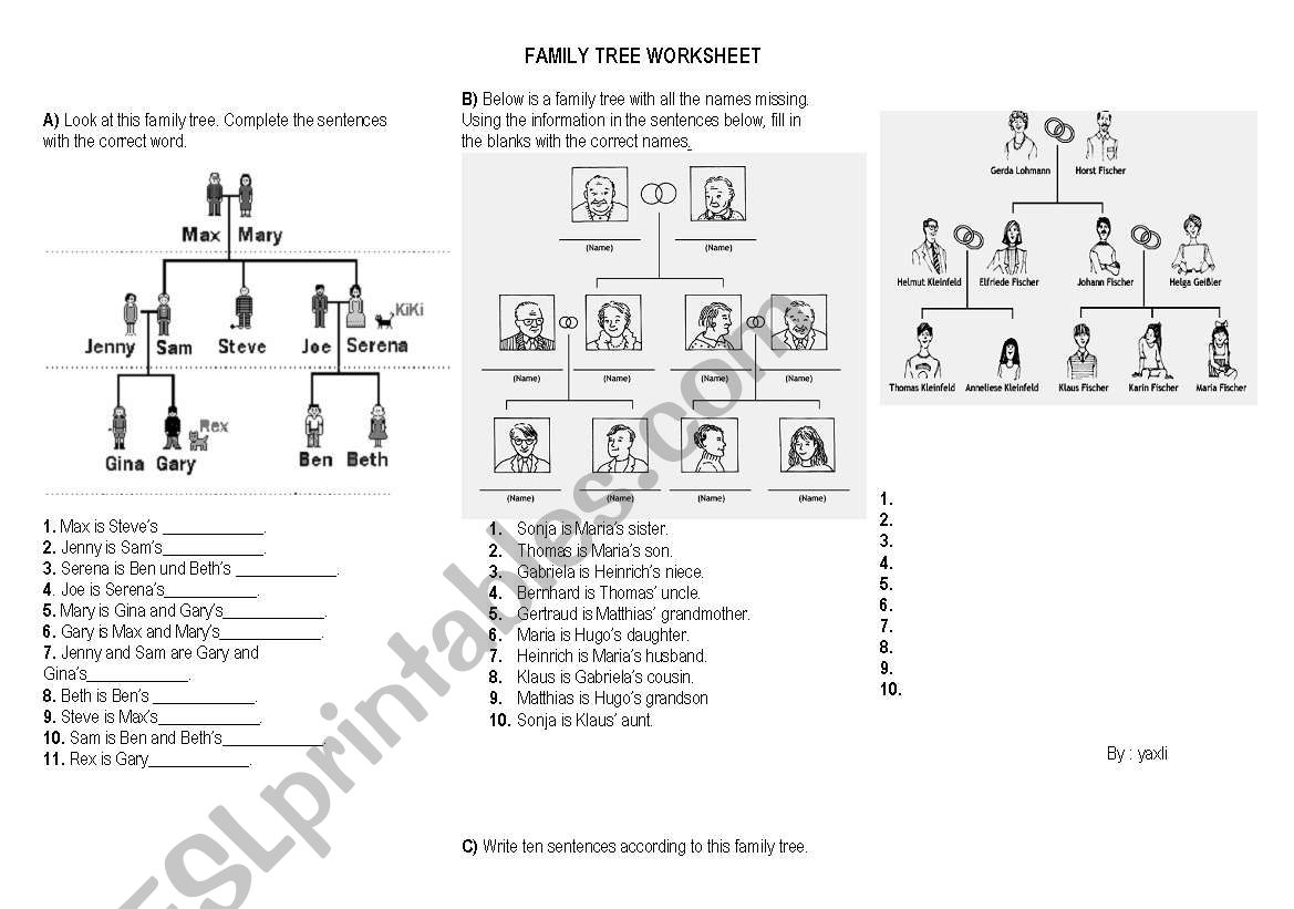 worksheet worksheet