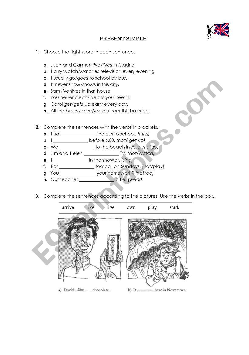 Present Simple worksheet