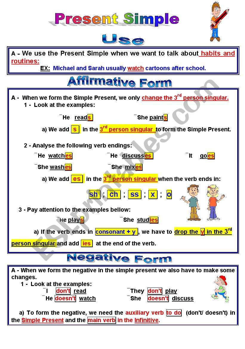 present Simple worksheet