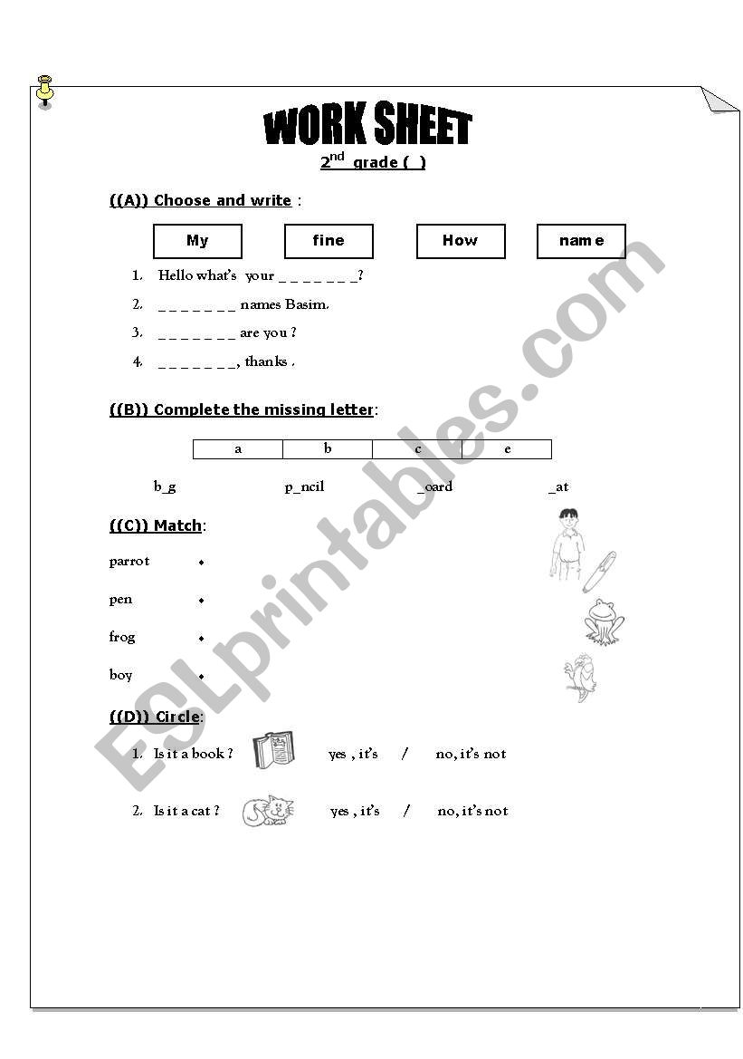 rtt worksheet