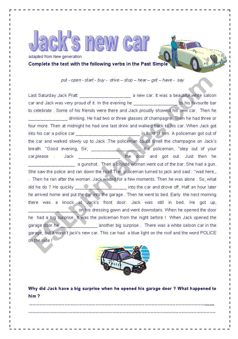 JackÂ´s new car with humour as usual !