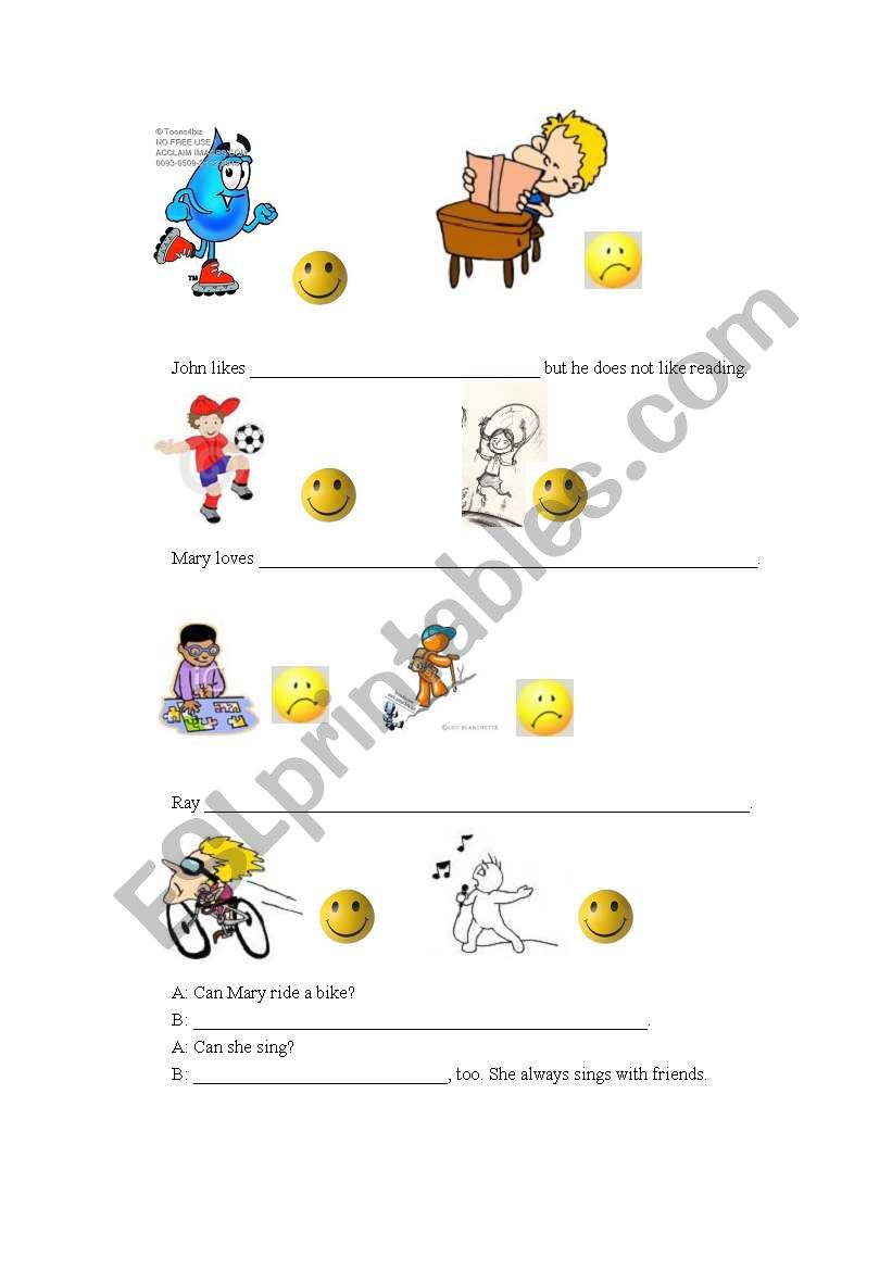 gerund worksheet