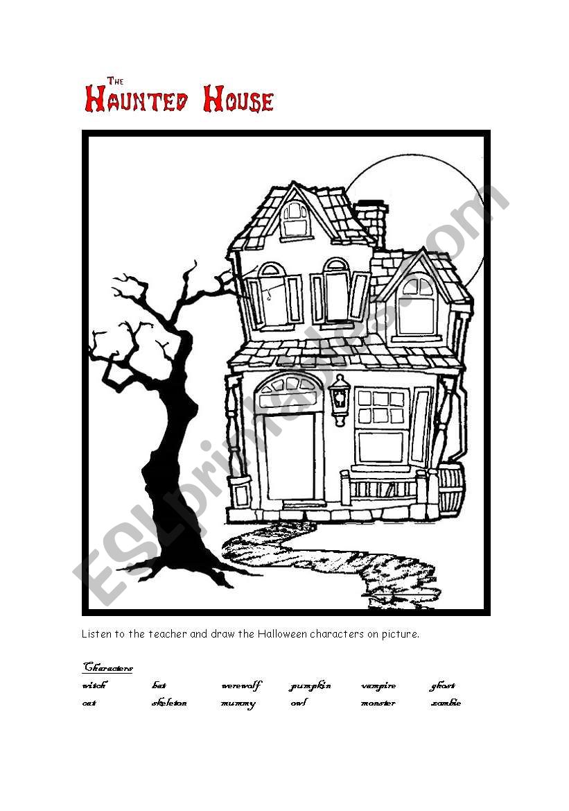 The Haunted House worksheet