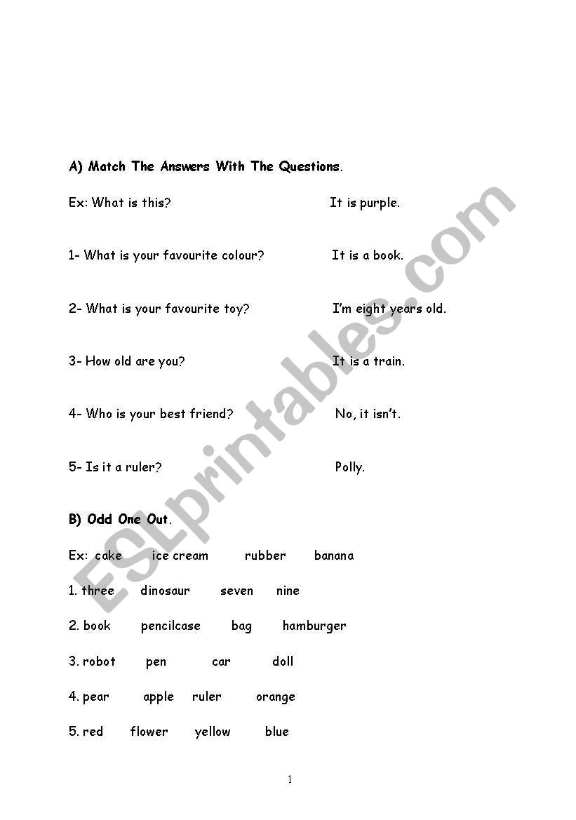 2nd grades worksheet worksheet
