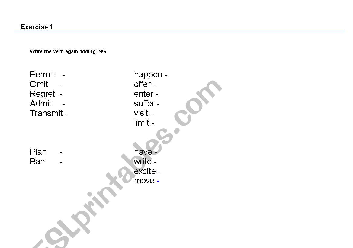 spelling ing worksheet