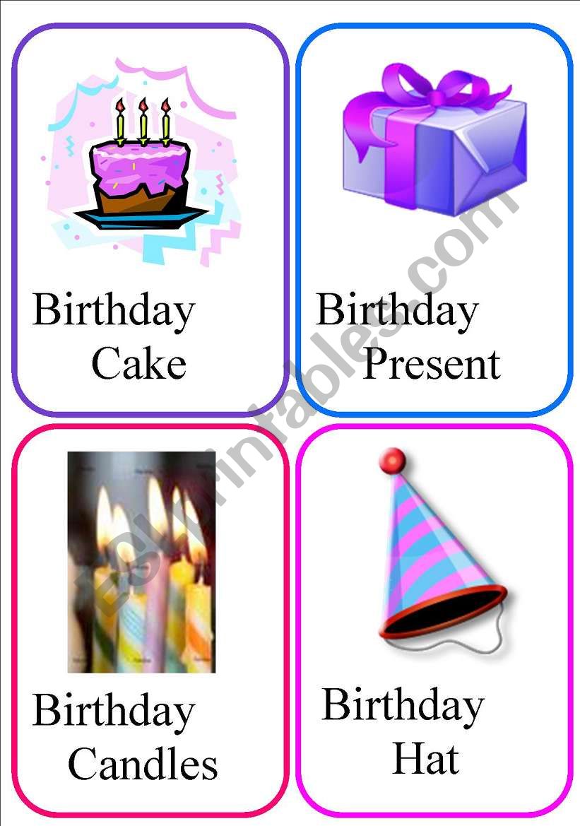 Birthday worksheet