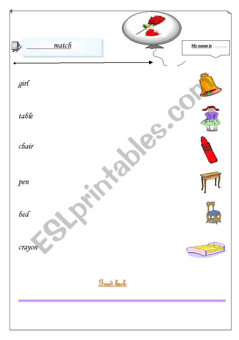 My class worksheet