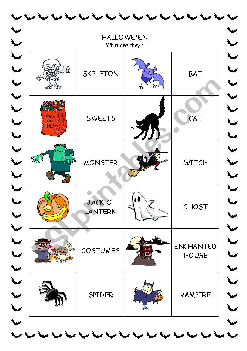 HALOWEEN worksheet