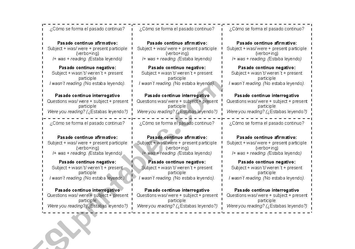 PRESENT CONTINUOUS FORM worksheet