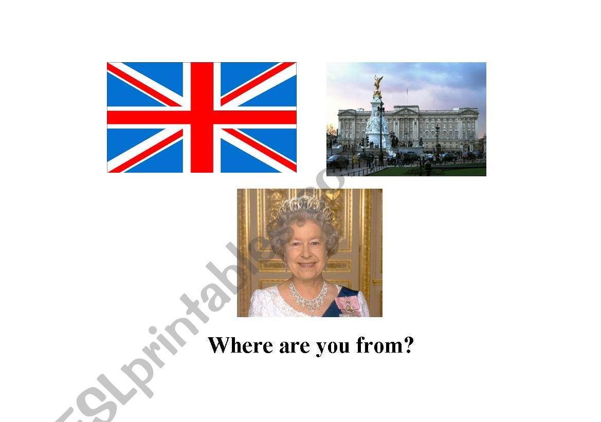 Country flshcard worksheet
