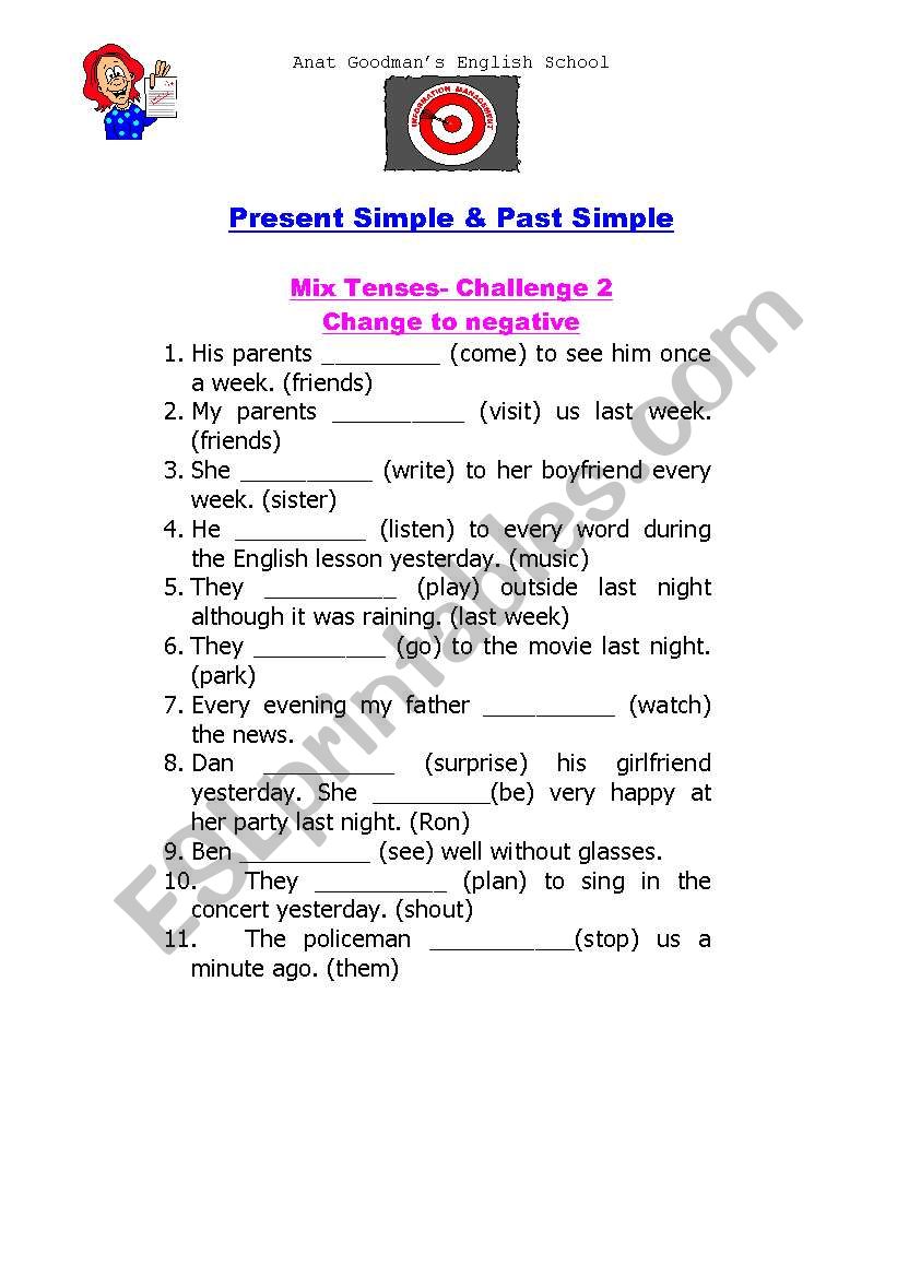 Present Simple or Past Simple 2