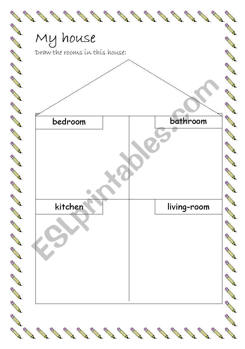 My house worksheet