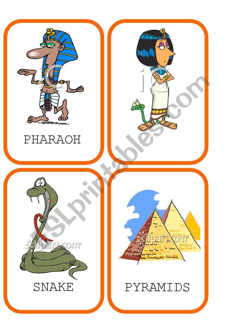 Ancient Egypt Flashcards 1 worksheet