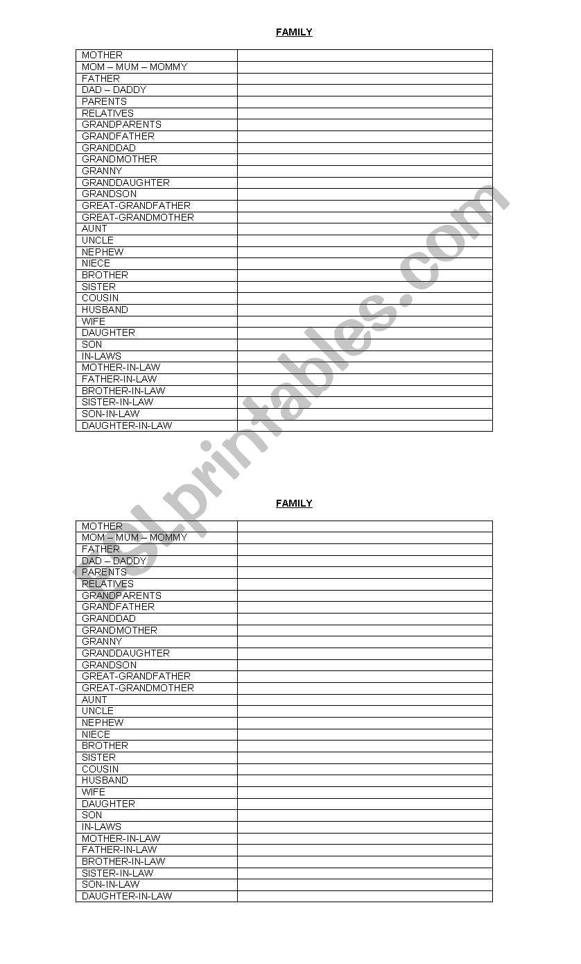 animals worksheet