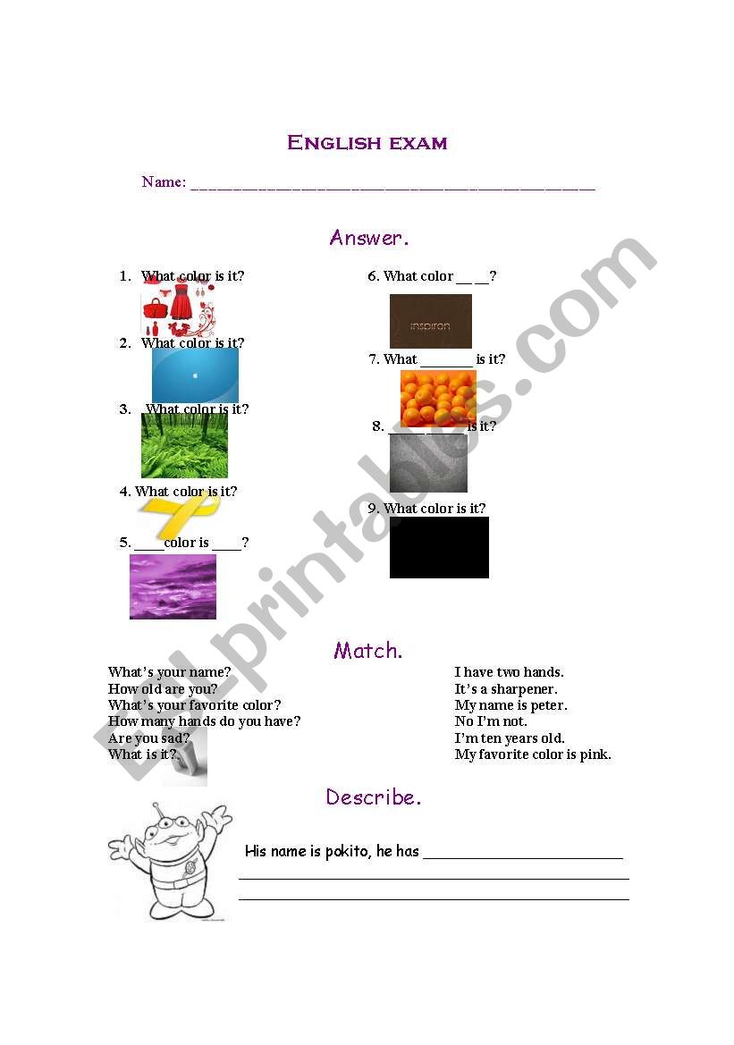 base exam worksheet