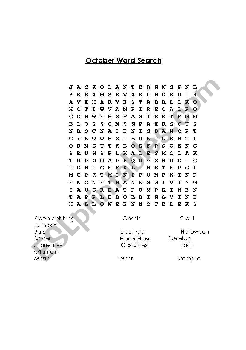 all hollows day crosswords  worksheet