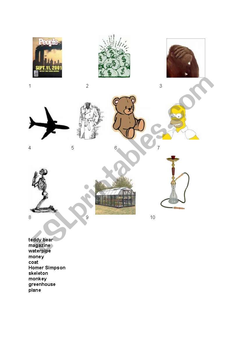 Picture story worksheet