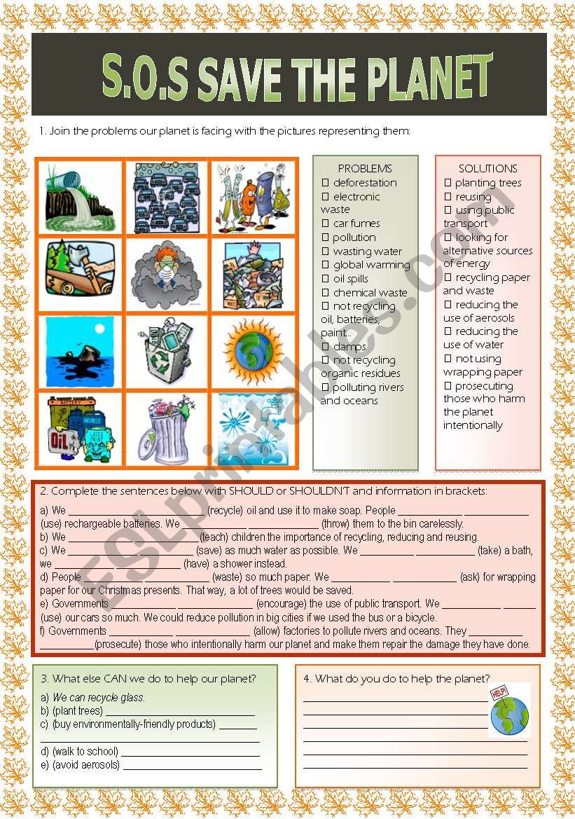 s-o-s-save-the-planet-esl-worksheet-by-nuria08