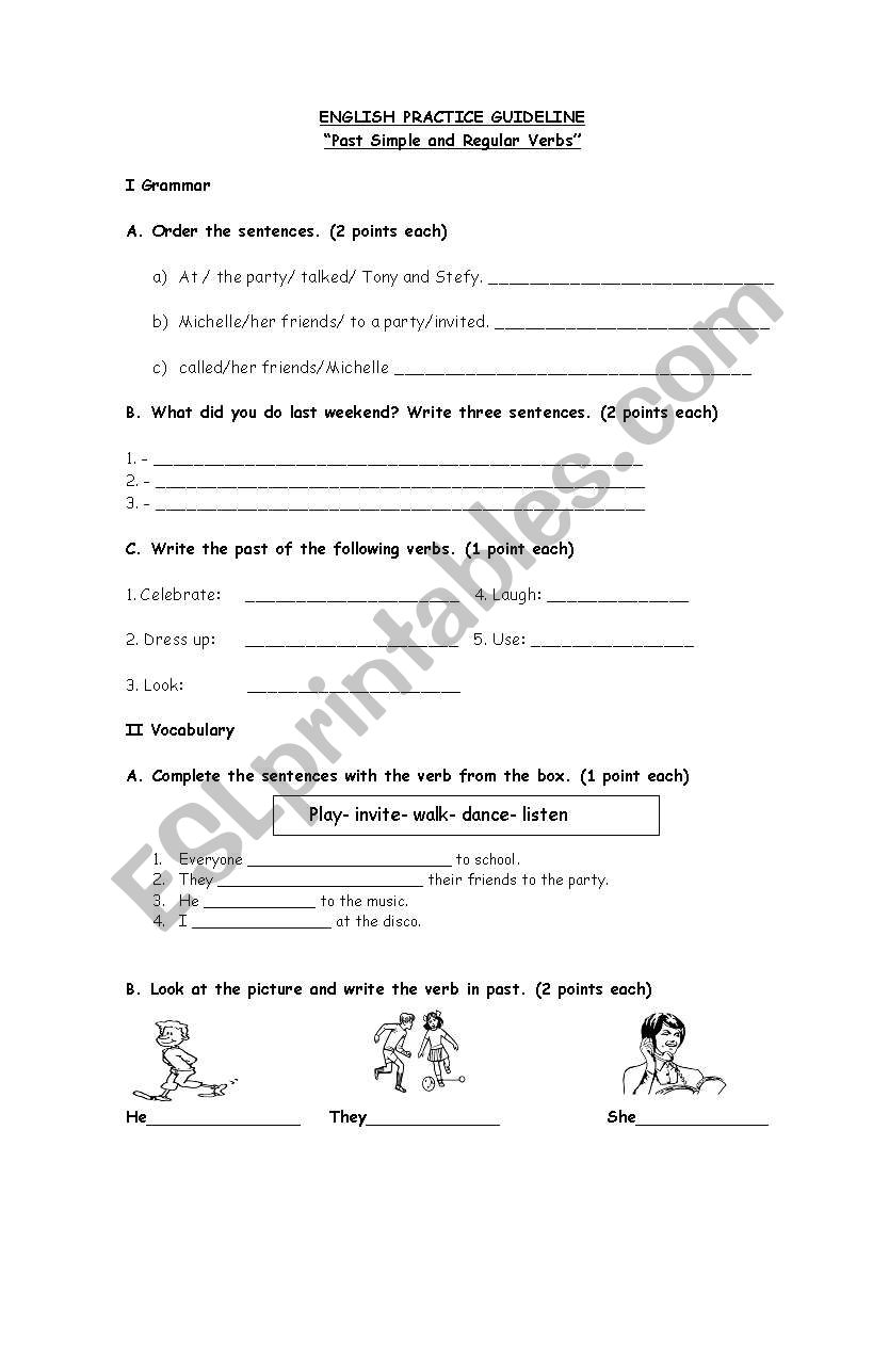 English Practice  worksheet