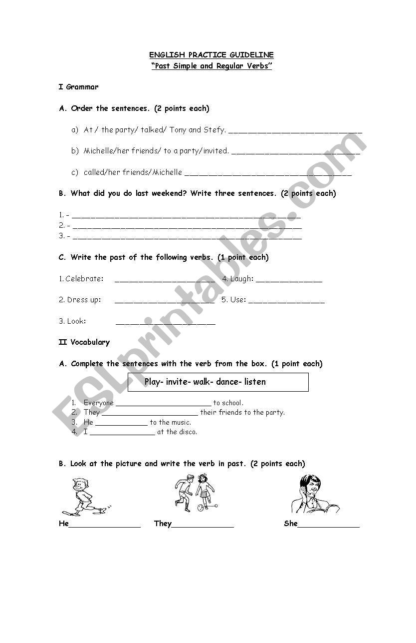 English Practice  worksheet