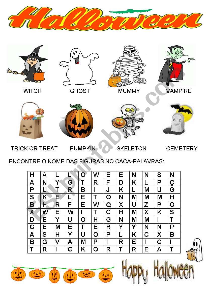 HALLOWEENSEARCH worksheet