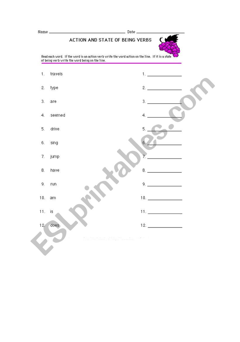 english-worksheets-action-and-state-of-being-verbs