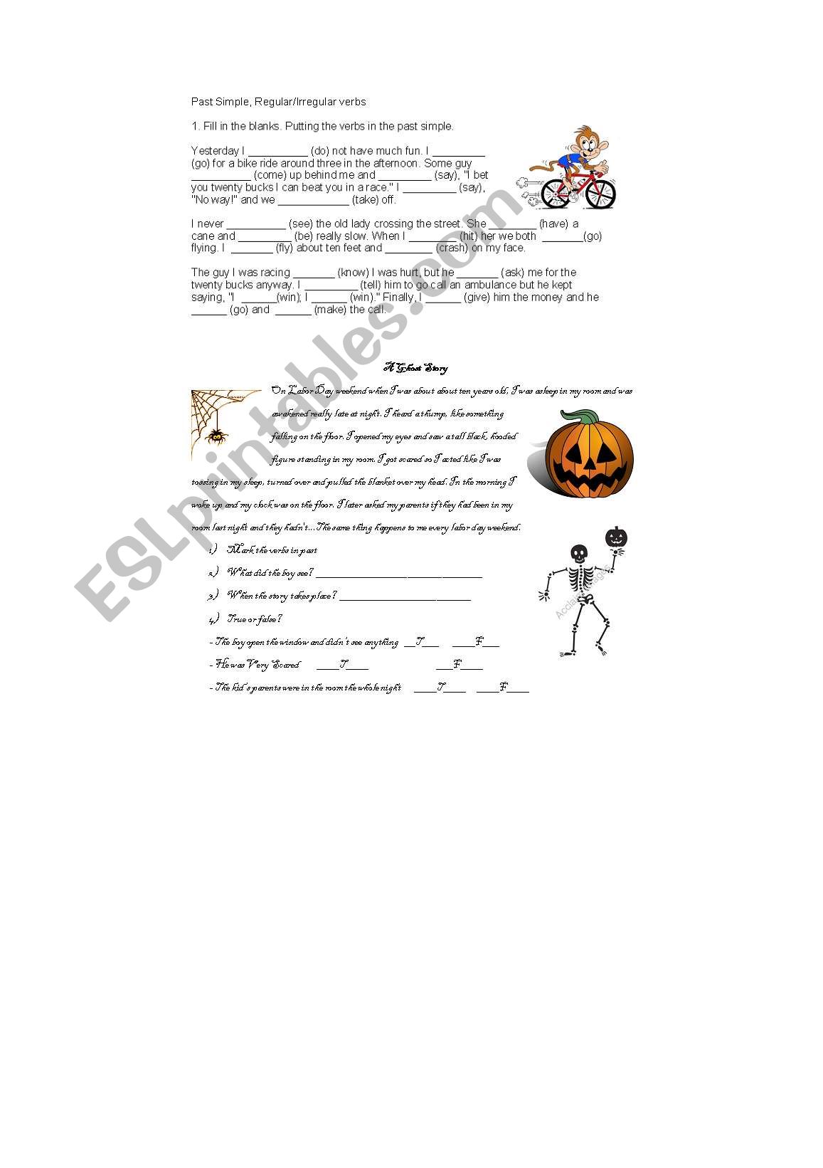 Past Simple worksheet