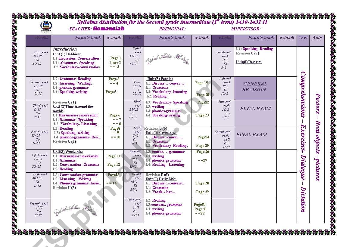 syllables for 3rd year  worksheet