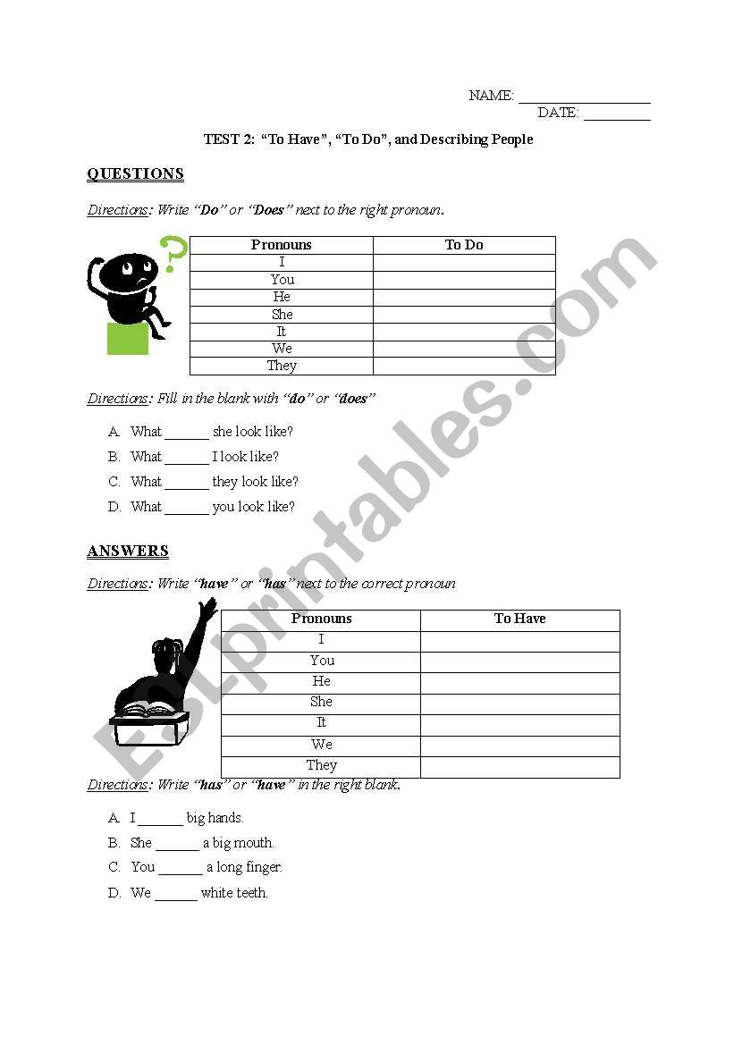Test or Quiz on 
