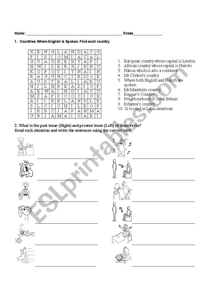 Practice Vocabulary worksheet