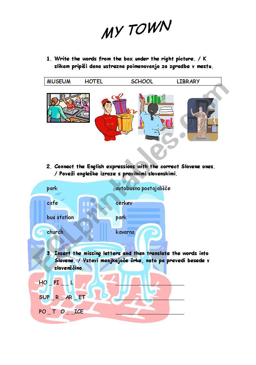  town worksheet