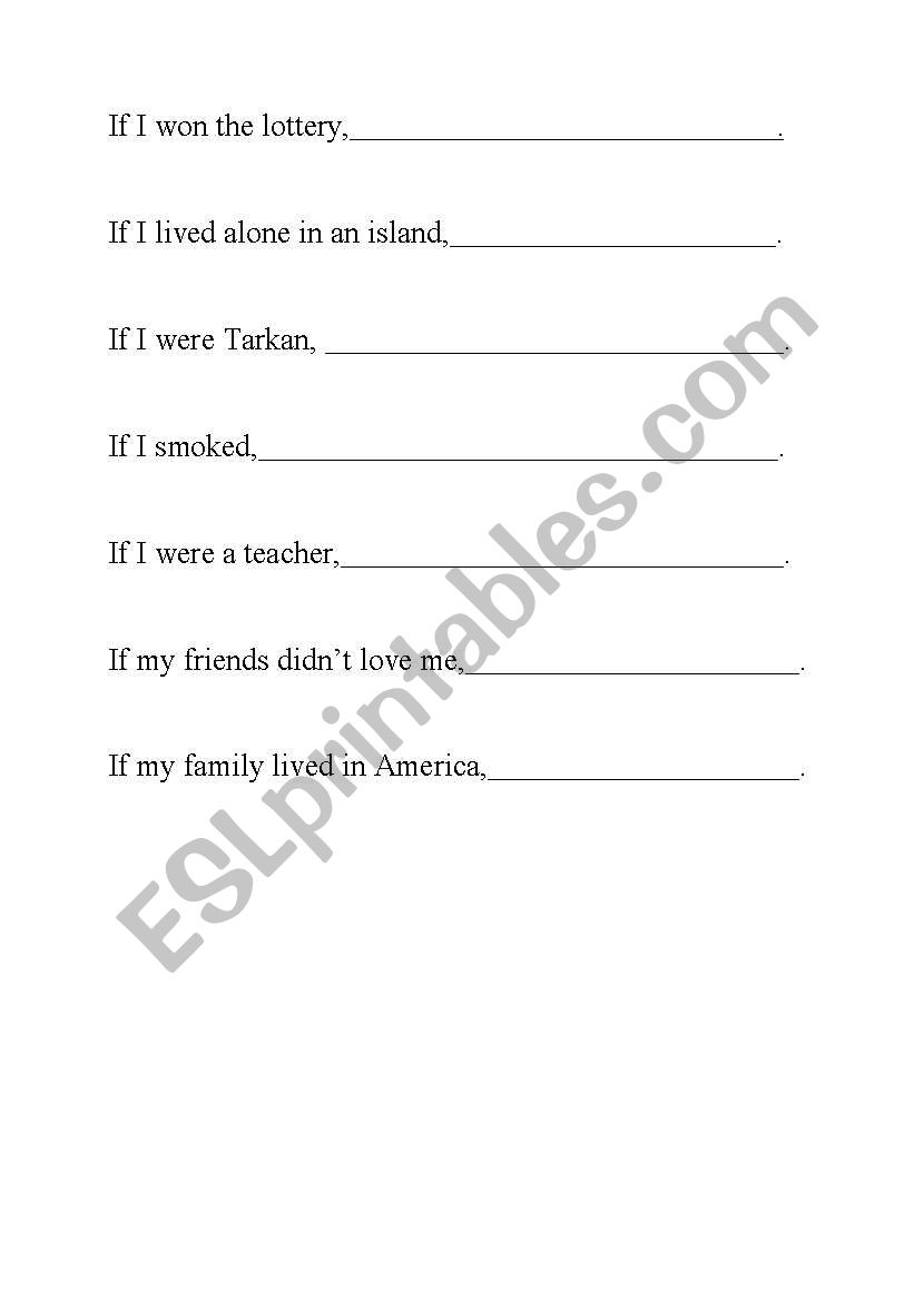if clause type 2 worksheet