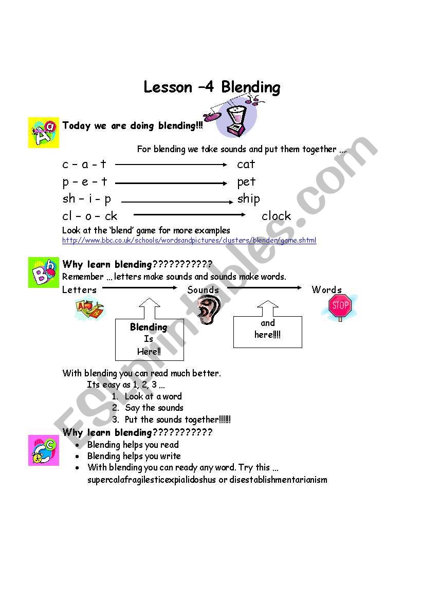 Phonics in 4 lessons 3/3 (blending)