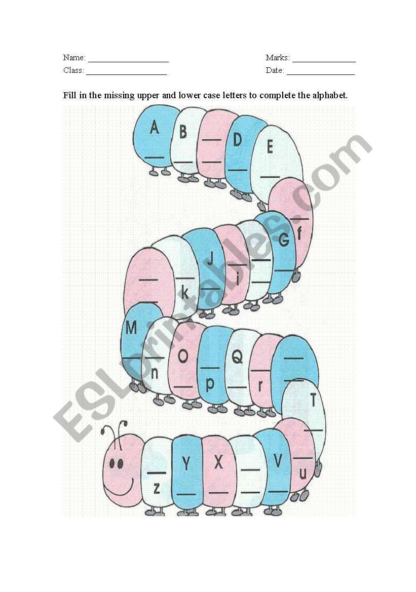 upper and lower cases of alphabets 2