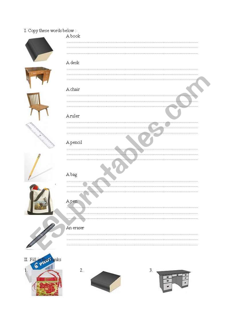 practise for Lets go 1A worksheet