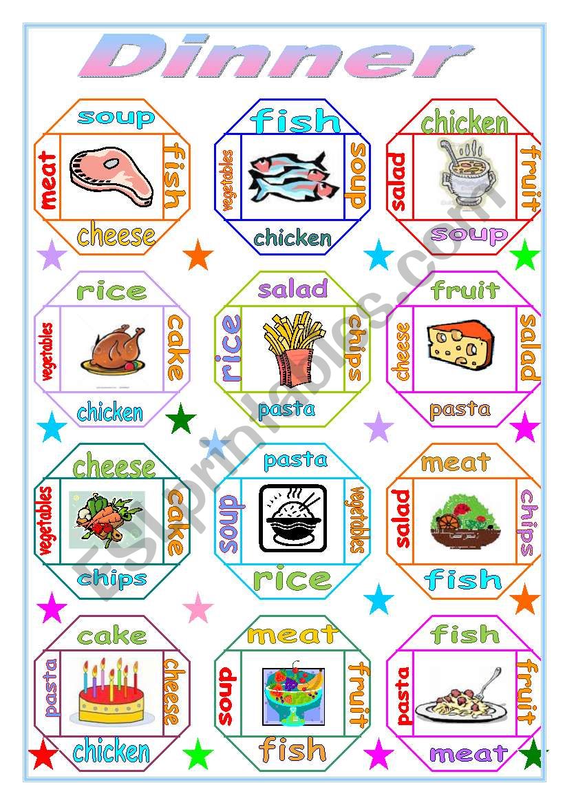 food-dinner-esl-worksheet-by-catimini18