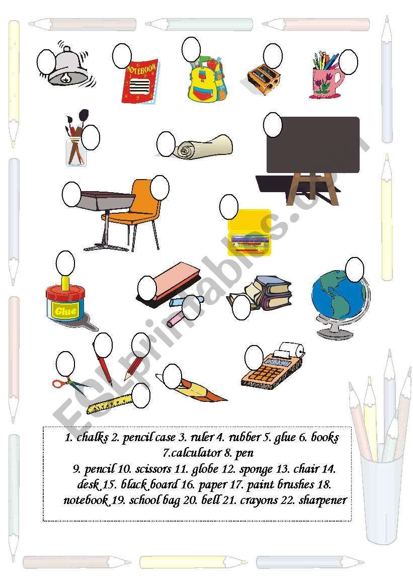 Clasroom worksheet