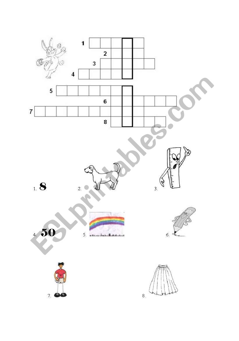 easter worksheet