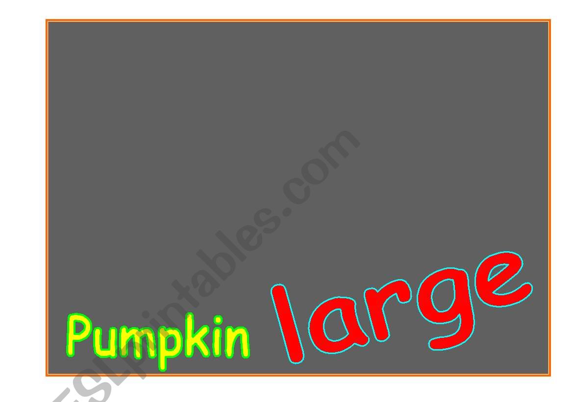 Pumpkins Halloween worksheet